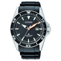 Image of mat rustfri stål quartz med Eco-Drive Herre ur fra Citizen, BN0100-00E